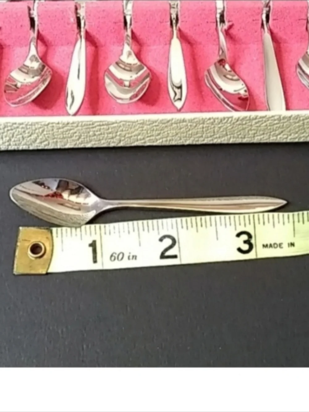 Vintage Gero Zilduro Holland Stainless Steel Cocktail Spoons (12) | EUC